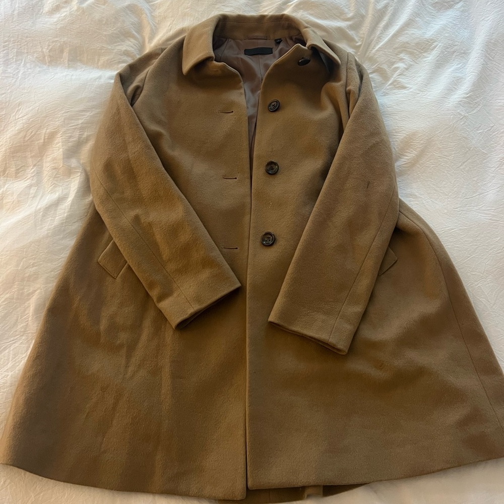 UNIQLO Tan Wool Coat
